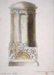 Cameron Charles Design for a Stove in the Arabesque and Lyons Rooms of the Catherine Palace at Tsarskoye Selo - Hermitage